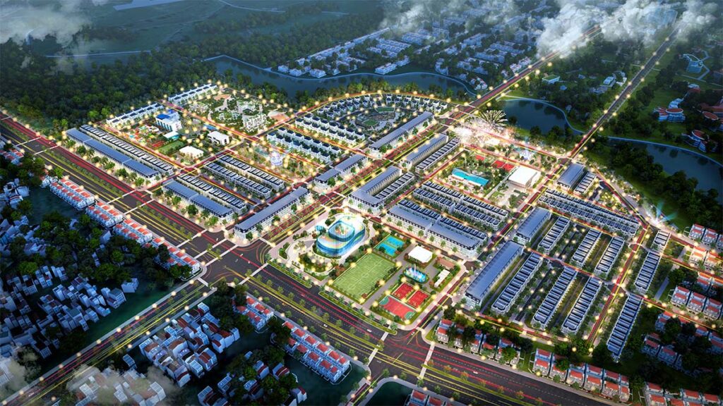 Dự án đất nền Bảo Lộc. Phối cảnh Golden City Bảo Lộc