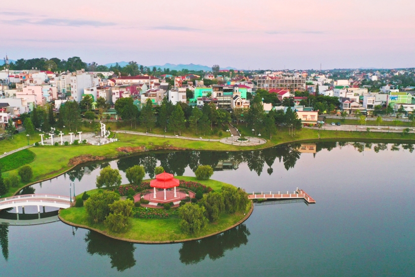 Khí hậu Bảo Lộc - Khung cảnh mùa khô Bảo Lộc