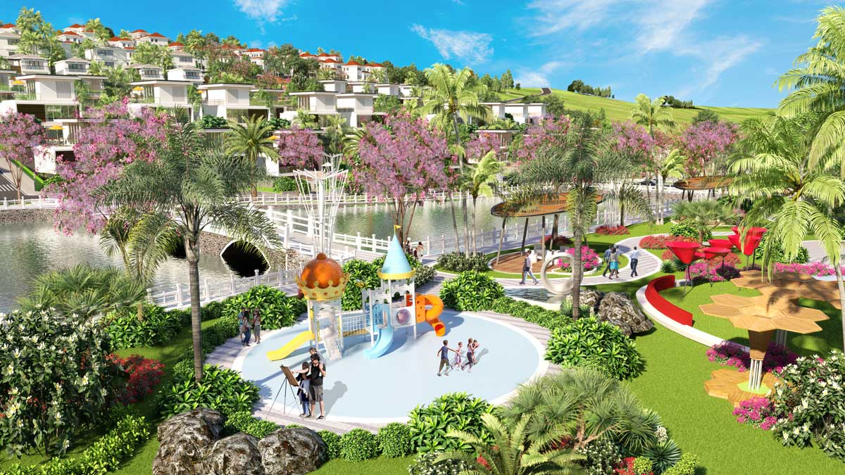 Đất nền Bảo Lộc. Bản phối cảnh dự án Sun Valley - Bảo Lộc