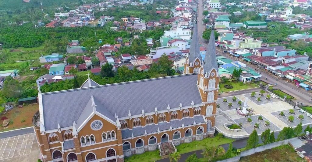 Đất nền Bảo Lộc. Xã Lộc Phát - Bảo Lộc nhìn từ trên cao