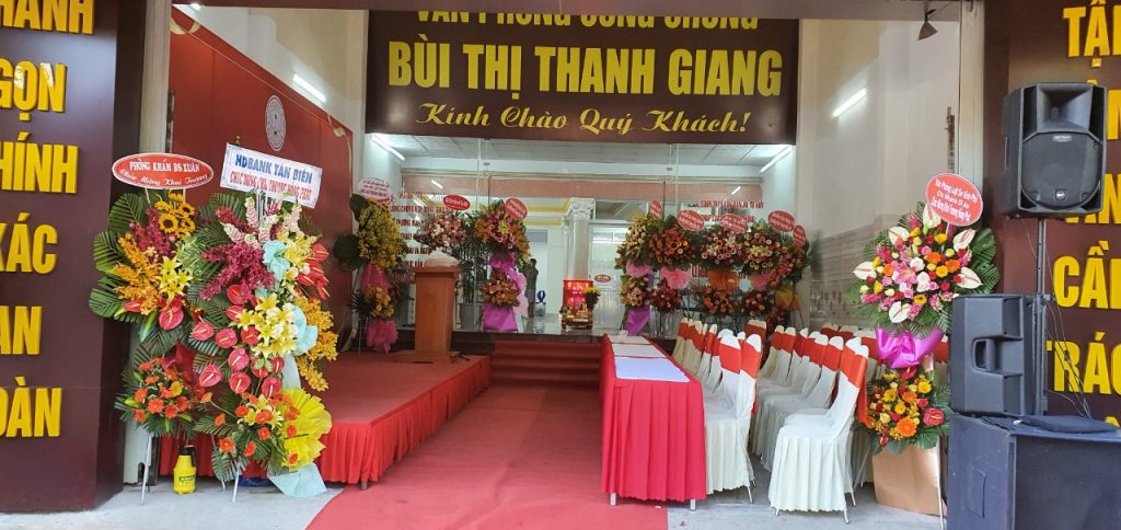 Văn phòng công chứng Bảo Lộc. Văn phòng công chứng Bùi Thị Thanh Giang
