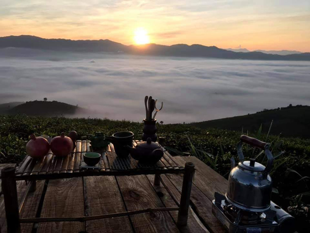 Đồi mây Bảo Lộc. Săn mây trên đỉnh đồi – nhấp ngụm cà phê, ôm trọn trời mây trong tầm mắt