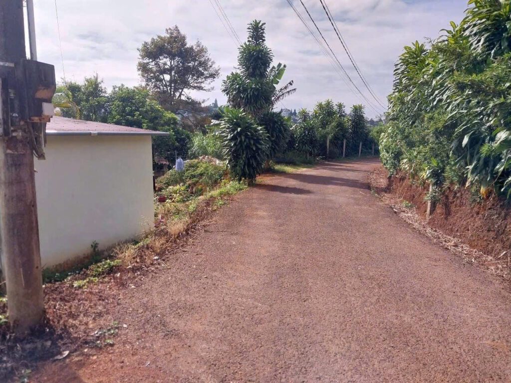 đất phường 2 TP. Bảo Lộc. Đường xá quanh khu đất bán