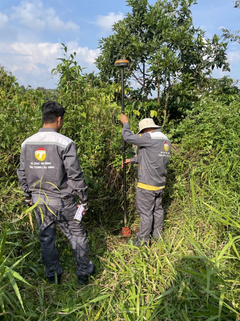 Đo đạc địa chính Bảo Lộc. Đo đạc địa chính thực tế của DucTinLand