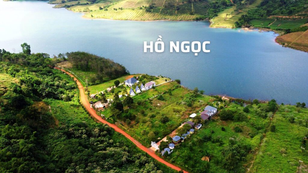 Hồ Đảo Ngọc Bảo Lộc xanh mát