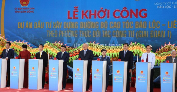 Đất Bảo Lộc. Lễ khởi công cao tốc Bảo Lộc - Liên Khương