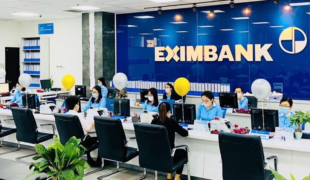 Ngân hàng Eximbank tại Bảo Lộc. Phòng giao dịch của ngân hàng Eximbank