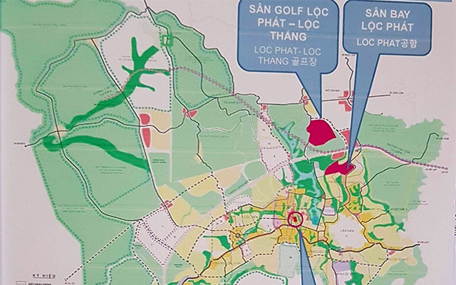 Sân bay Lộc Phát. 