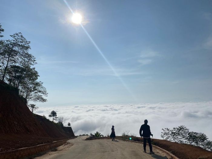 Đồi mây Bảo Lộc. Bình minh ló rạng, mây trôi lững lờ – khoảnh khắc lý tưởng để săn mây
