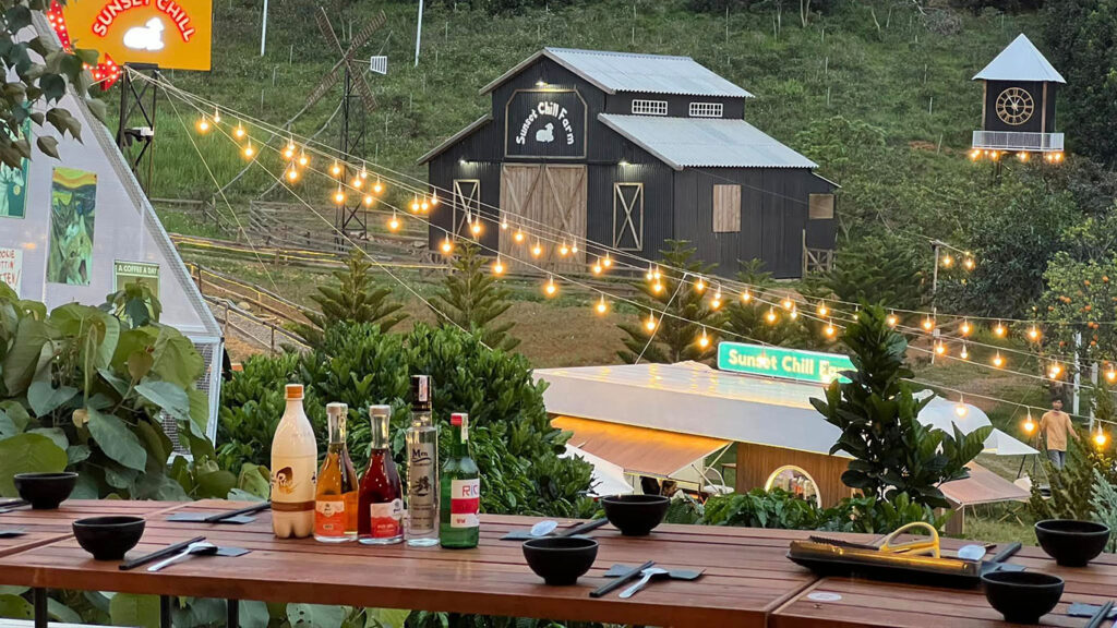 Bờ hồ Bảo Lộc. Sunset Chill Bảo Lộc