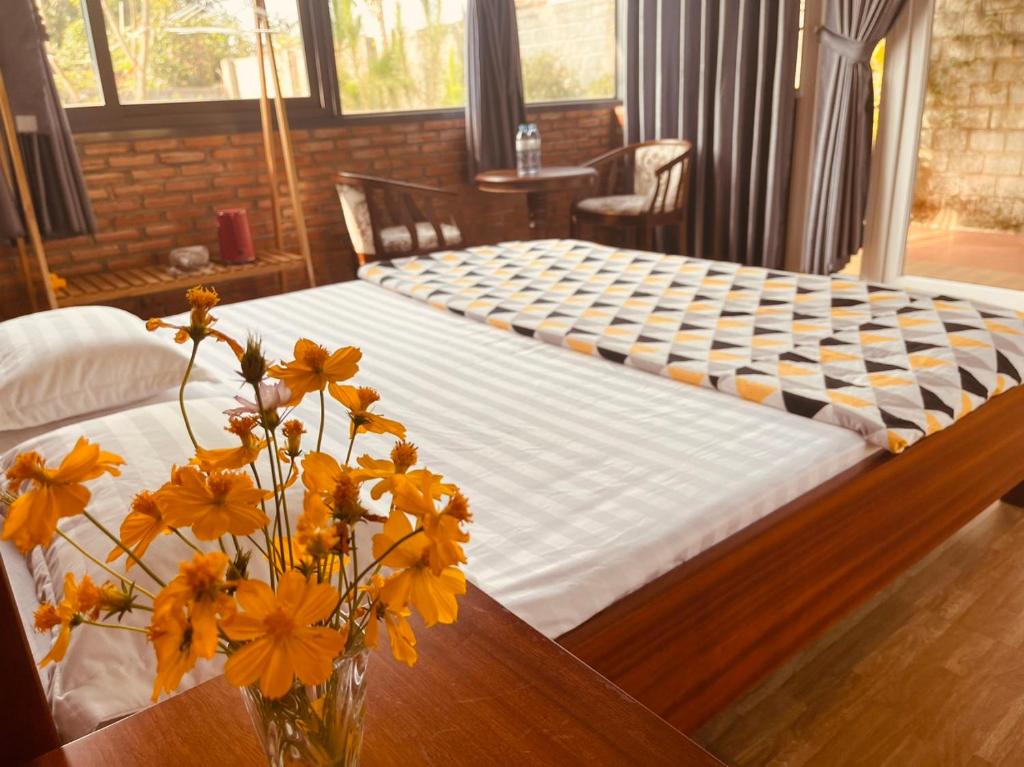 Khách sạn tại Bảo Lộc. Không gian bên trong Tea Garden House Bảo Lộc