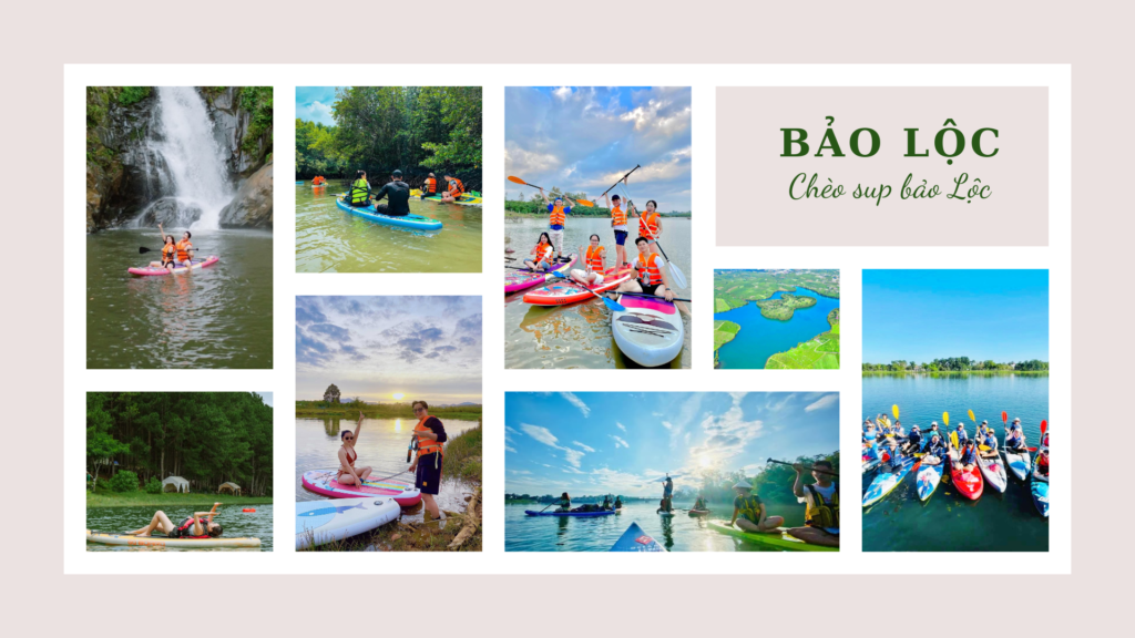 Hình Ảnh Chèo SUP Ở Bảo Lộc