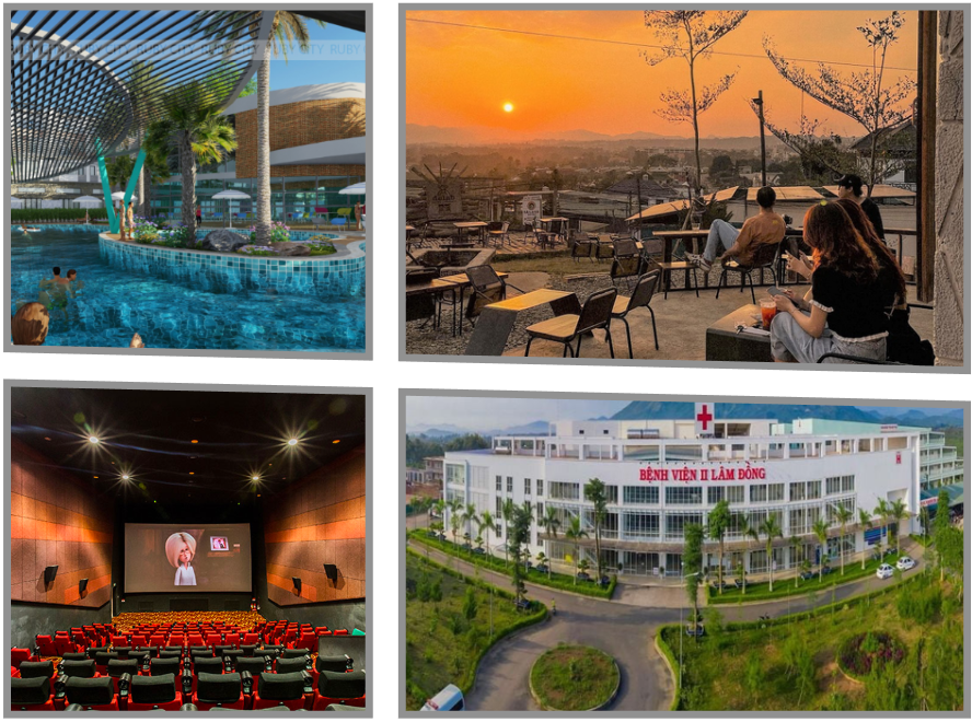 Hình ảnh tiện ích nội & ngoại khu Ruby City Bảo lộc
