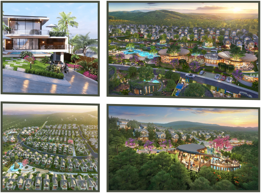 Hình ảnh phối cảnh tổng quan – La Beaute Bảo Lộc
