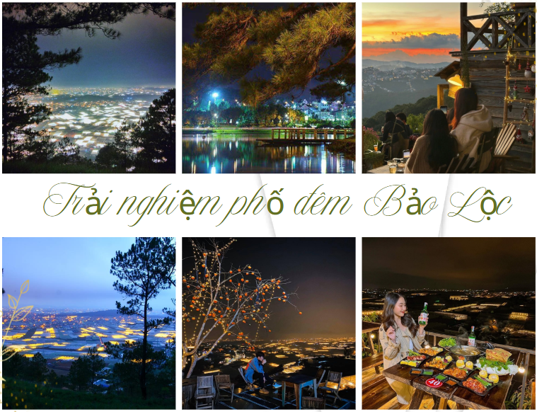 Trải nghiệm phố đêm Bảo Lộc