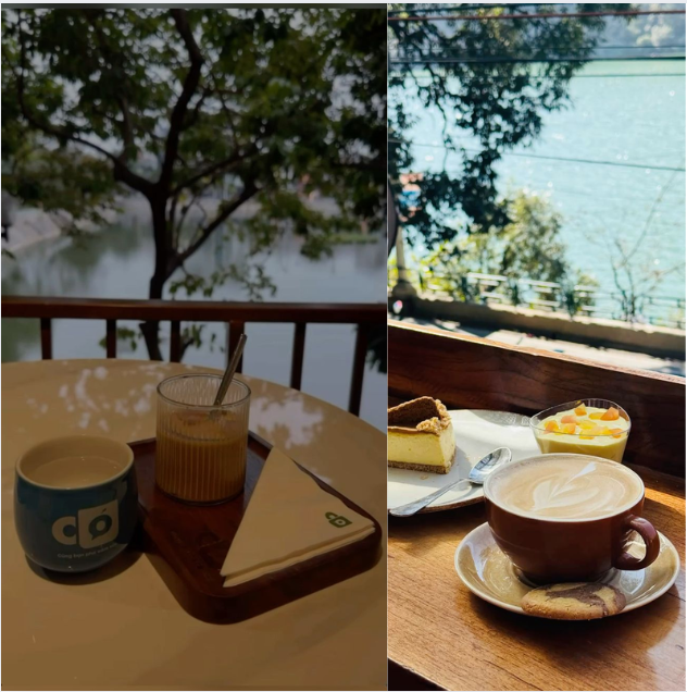 Ca phê view hồ Bảo Lộc