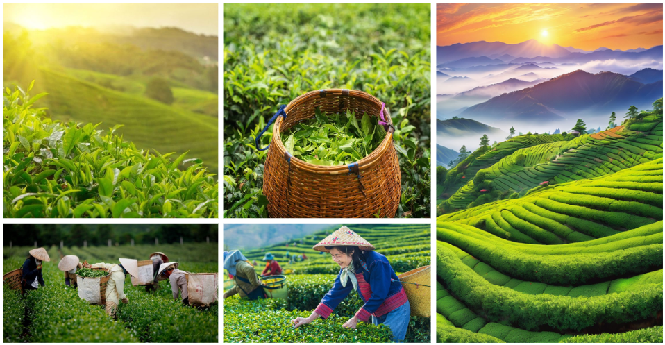 Hình ảnh đồi chè Bảo Lộc