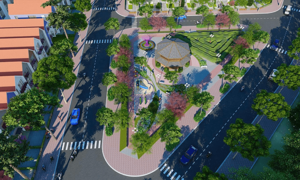 Hình Ảnh Công viên nội khu Bảo Lộc Golden City