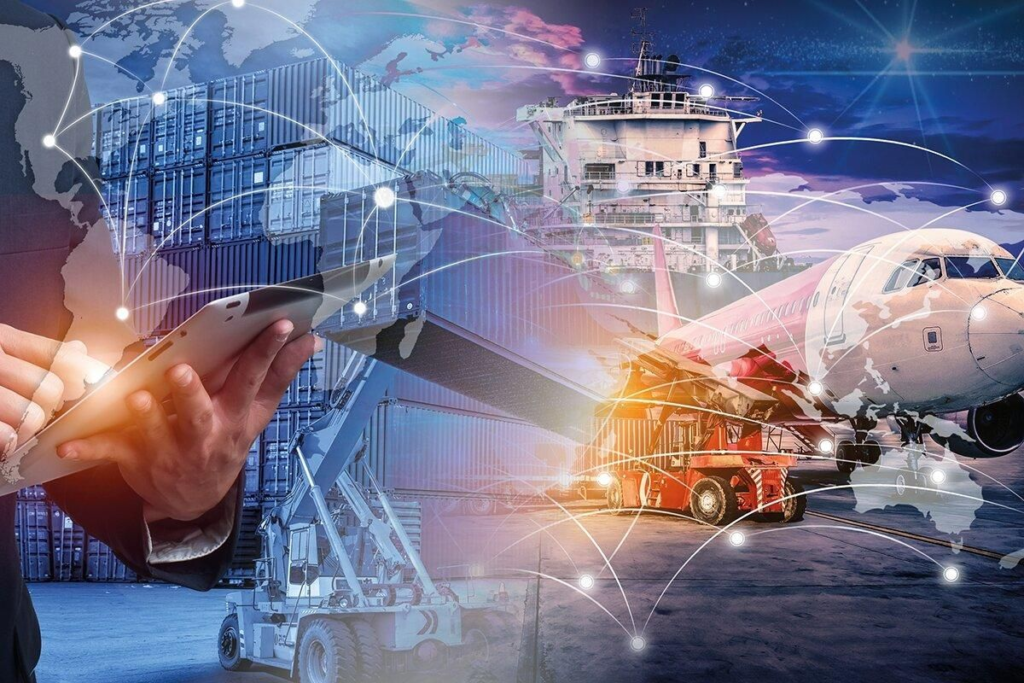 Hình ảnh mô tả công nghiệp & logistics trong tương lai