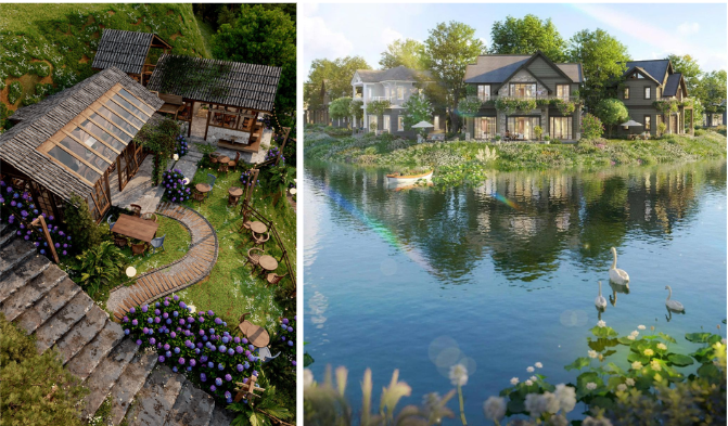 Hình ảnh nhà vườn phong cách nghỉ dưỡng