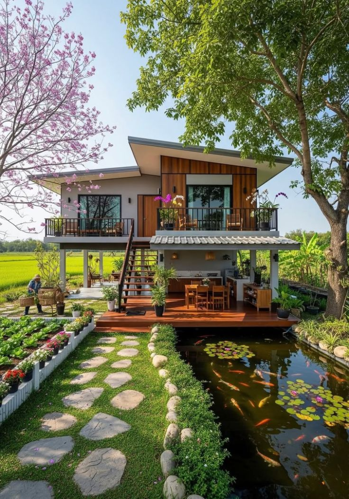 Hình ảnh nhà vườn sinh thái