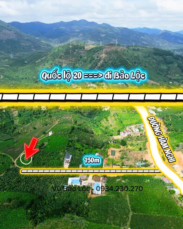 Mua đất thổ cư ngay trung tâm Bảo Lộc