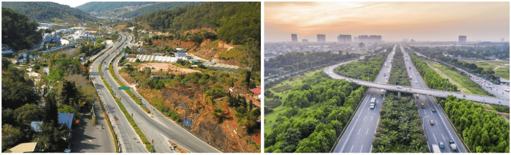 Hình ảnh hạ tầng giao thông Bảo Lộc