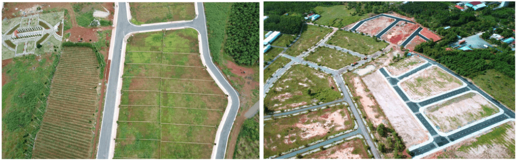 Hình ảnh các thửa đất tách Bảo Lộc