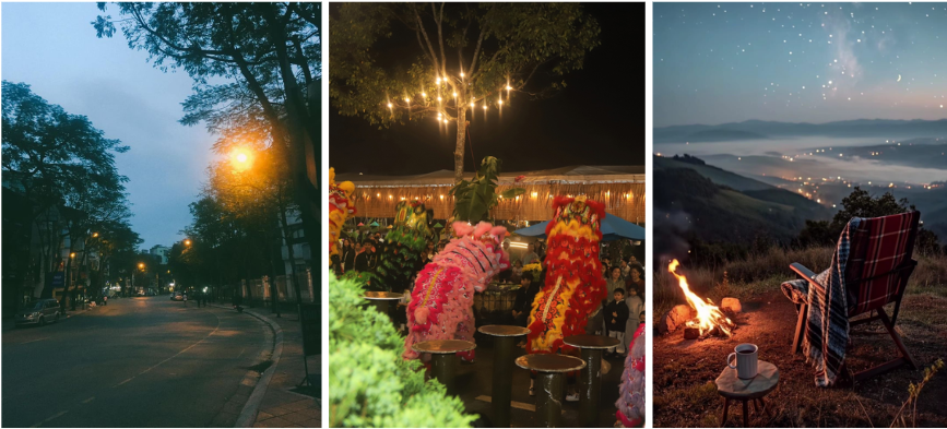 Hình ảnh phố đêm Bảo Lộc