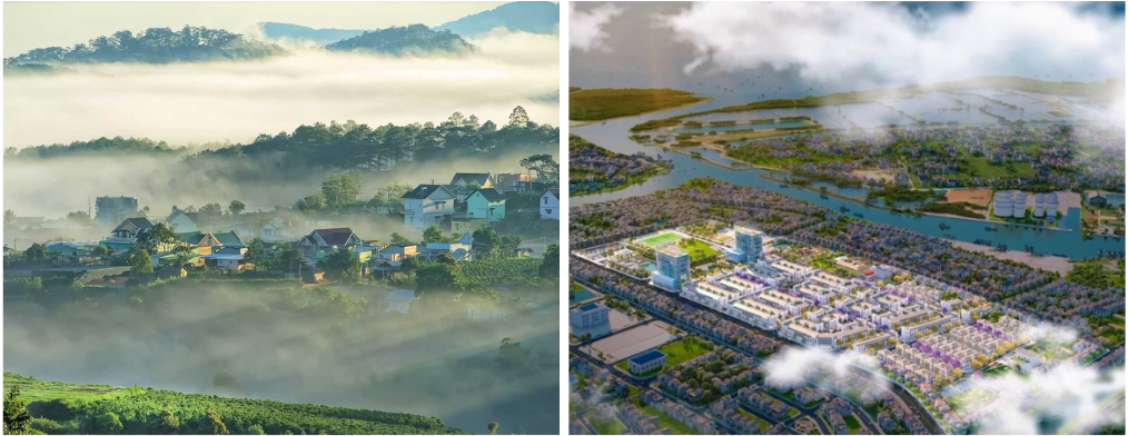 Hình ảnh mô tả tiềm năng trong tương lai Đà Lạt & Bảo Lộc