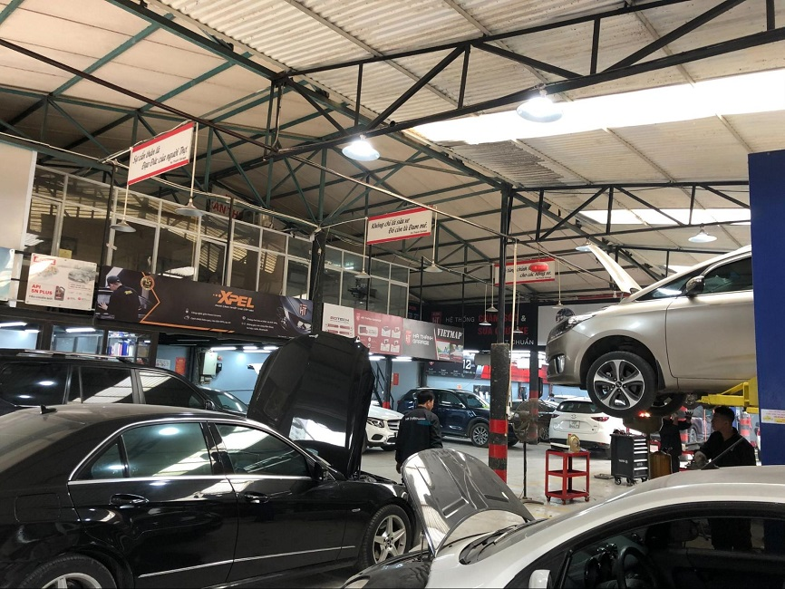 Hình ảnh gara sửa ô tô Bảo Lộc