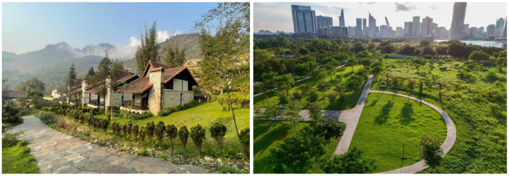 Hình ảnh so sánh Bảo Lộc và ven Sài Gòn