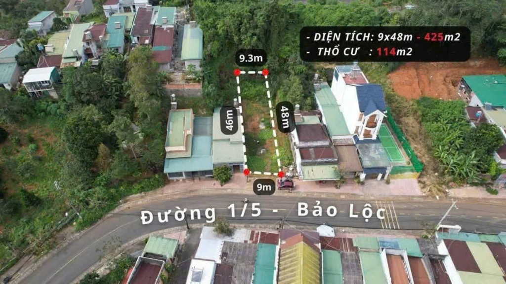 Đất nền giá rẻ ngay trung tâm Bảo Lộc