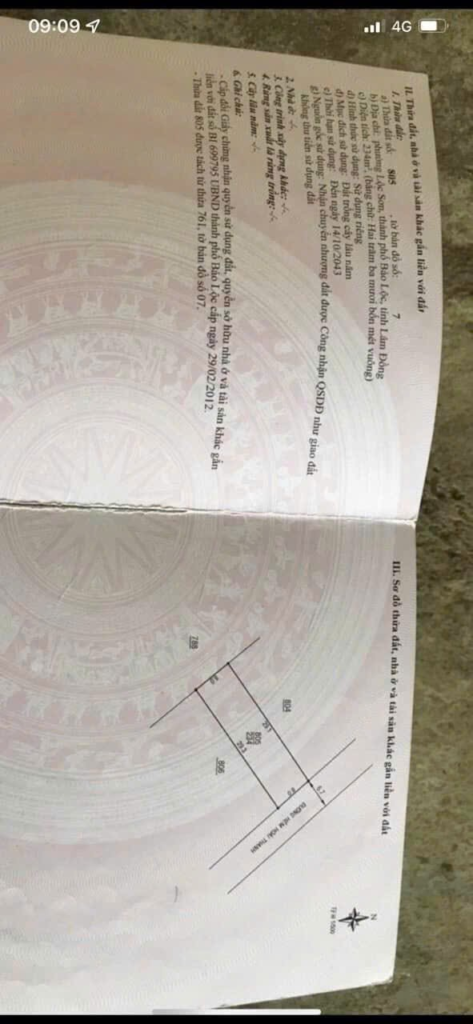 Đất nền sẵn thổ cư tại Bảo Lộc