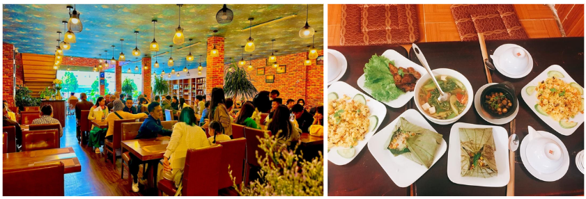 Hình ảnh nhà hàng chay Hoa sen