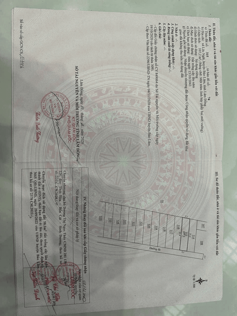 Mua đất trung tâm Bảo Lộc